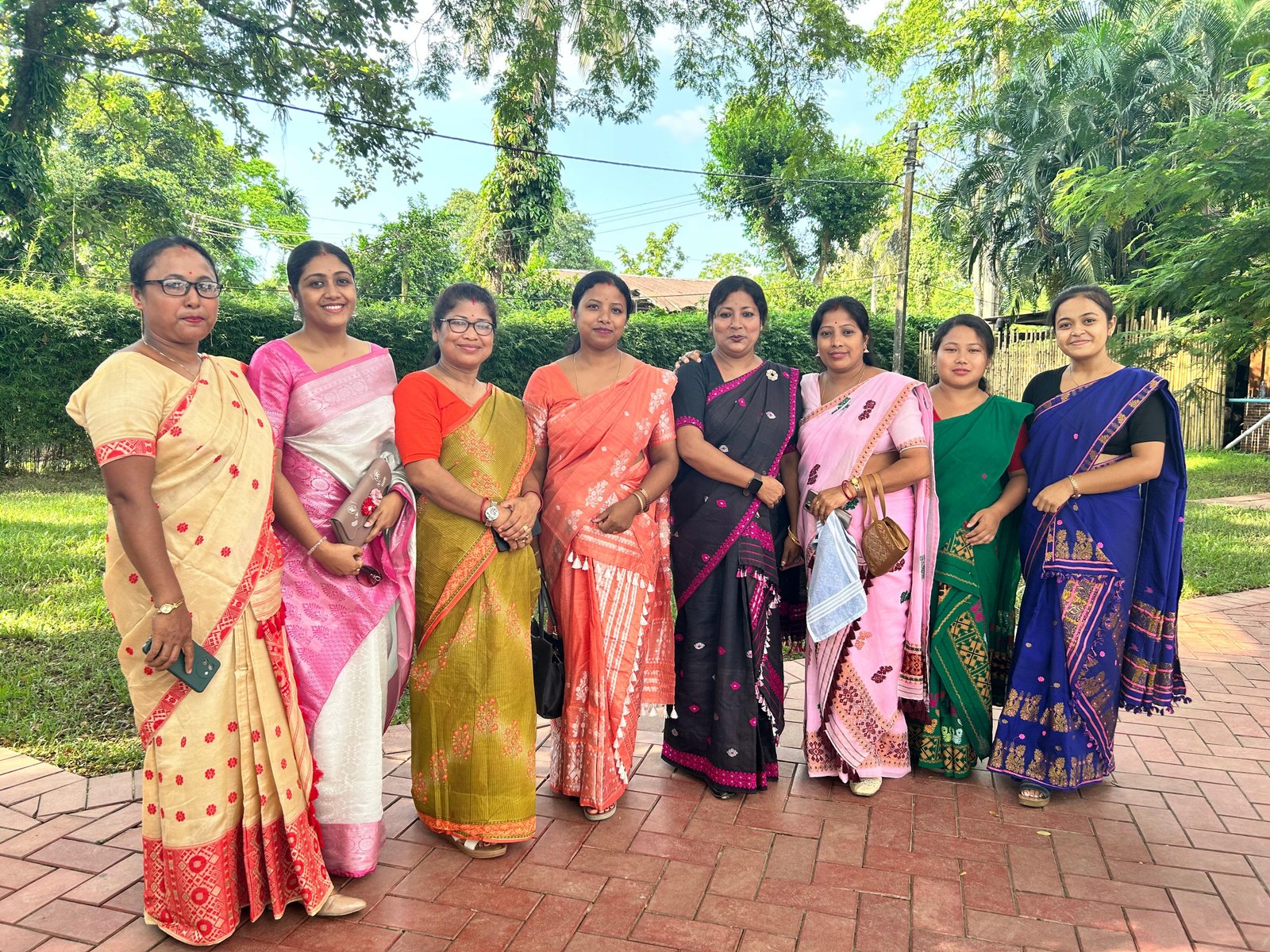 Women staff members of Sanskriti Higher Secondary School
